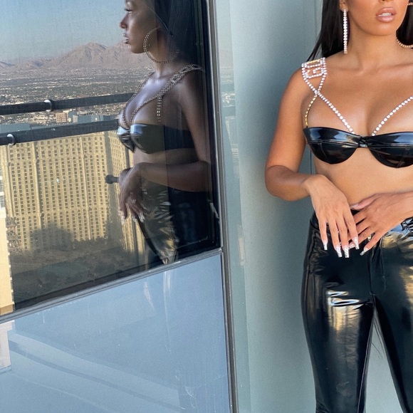 GCDS patent leather crystal top - Picture 3 of 11